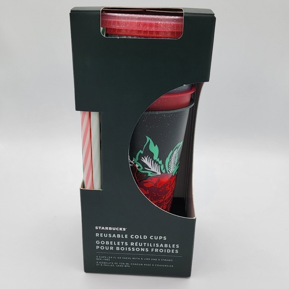 Starbucks Reusable Cup Set NEW #1880